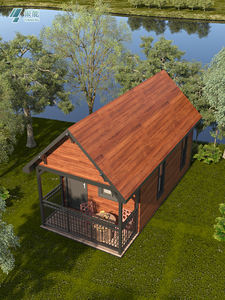 Petite maison d'écrivain - Espace calme avec bureau Fenêtre Cabine mobile en <span class=keywords><strong>acier</strong></span> pour le travail du photographe et les voyages photographiques en nature - Product Image 4