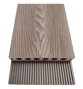 Tarima <span class=keywords><strong>de</strong></span> WPC Cuadrada con Diseño Contemporáneo, Precio <span class=keywords><strong>de</strong></span> Fábrica, 25 mm <span class=keywords><strong>de</strong></span> Grosor, Superficie con Aspecto <span class=keywords><strong>de</strong></span> <span class=keywords><strong>Madera</strong></span> para Uso en Exteriores - Product Image 6