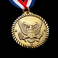 Médailles et trophées personnalisés en fonte, médaillon d'honneur Aigle pour récompenses officielles d'excellence