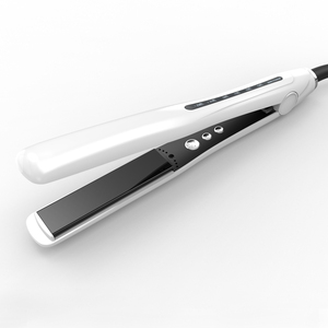 Chuyên nghiệp 1 inch phẳng sắt-gốm Tấm phủ | Máy ép tóc cầm tay với màn hình LED | Trắng planchas de cabello - Product Image 2
