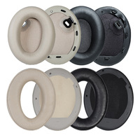 Coussinets d'oreille en mousse à mémoire souple pour le remplacement des oreillettes d'écouteurs WH-1000XM4