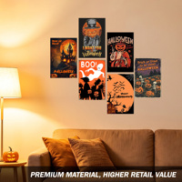 Décoration murale en feutre personnalisée par sublimation, peinture sur tissu décorative légère pour la maison et le salon, vente en gros