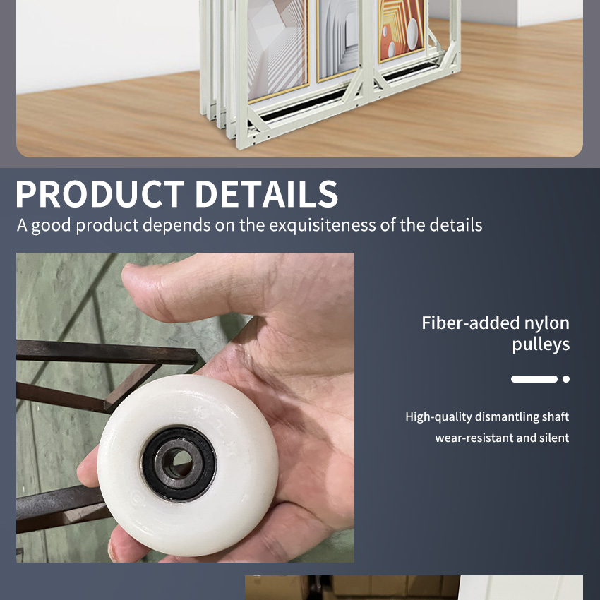 Tsianfan customization art pull-out frame granite showroom design  minimalist stone  display painting interior