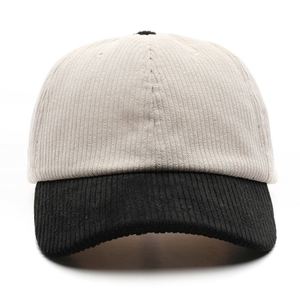 Gorra de Béisbol Curva de 6 Paneles Personalizada, Retro, de Dos Tonos, de Pana, para Exteriores, Protección Solar, Versión Lisa Disponible - Product Image 2