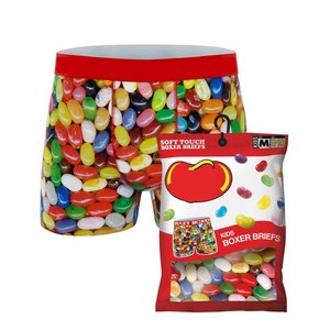 Personalized Branded Men's Underwear Soft <b>Polyester</b> Spandex Short Full Customization One Stop Service With Fun Package - Product Image 1