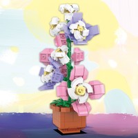 COGO-Blocs de construction créatifs en plastique pour plantes en pot, briques, jouets, blocs de construction