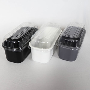 Bac à glace noir en <span class=keywords><strong>plastique</strong></span> de 5 <span class=keywords><strong>litres</strong></span> avec couvercle, personnalisable, pour présentoirs de gelato et chariots de congélation - Product Image 4
