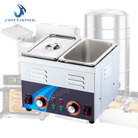 Chauffe-Plats Électrique Ruihong en Acier Inoxydable de Haute Qualité 1300W 220V, Machine à Oden Prête à l'Emploi, Marmite Chauffante, Chine