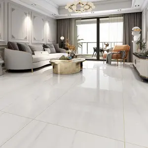 白色光泽750x1500mm均质大理石饰面防滑室内卧室陶瓷地板设计瓷板地砖