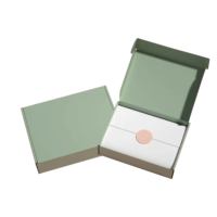 Boîte d'expédition personnalisée avec logo, impression dorée en relief, finition mate, en carton, pour emballage de bonbons, chocolats, bougies, savons
