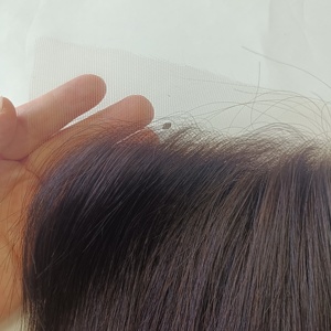 Topper T-Shape HD Lace de Cabelo Humano Virgem 100% com Linha Capilar Natural, Antiderrapante de Silicone, 16'' de Comprimento, Personalizável - Product Image 6