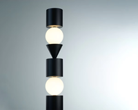 Lampe de sol résidentielle blanche minimaliste moderne nordique italienne à faire soi-même, abat-jour en verre, LED, garantie de 3 ans pour salon et chambre à coucher