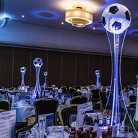 Centre de table lumineux à LED pour scène de mariage, idéal pour la décoration de table de soirée de mariage ou de fête dansante