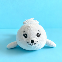 Animaux marins en peluche mignons personnalisés, requins, phoques, baleines, poupées, jouets en peluche apaisants pour enfants, cadeaux d'anniversaire