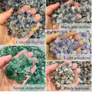 <span class=keywords><strong>Pietre</strong></span> Grezze Burattate di Alta Qualità per Cristalloterapia Quarzo Rosa Ametista Occhio di Tigre 100g/Busta - Product Image 3