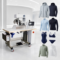Machine de collage par ultrasons pour sous-vêtements sans couture CN-38UCP, équipement de traitement des bords adhésifs pour soutiens-gorge, culottes et t-shirts