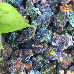 Vente en gros de cristaux de pierres naturelles de guérison, spécimens minéraux, cristaux d'azurite bleue, pierres brutes pour collection - Product Image 5
