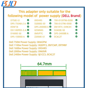 12 Ports 12V PCI-E 6Pin Female <strong>Breakout</strong> <strong>Board</strong> SYNC On/Off for DELL 750W 1100W 1600W 2000W 2400W Server Power Supply <strong>PSU</strong> - Product Image 5