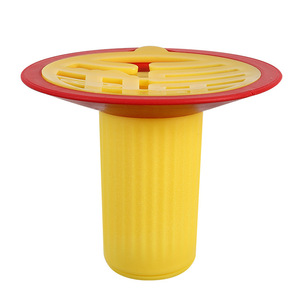 Pink Direct Flow Floor Drain Core For Bathroom Kitchen Anti Odor With Modern Design - Product Image 5