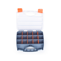 Boîte de rangement en plastique, boîte à outils en plastique avec poignée, 20 cm, étuis et boîtes à outils en plastique