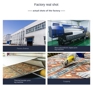 现代3D水晶天鹅绒方形地毯客厅几何图案机手工制作的可水洗防尘厚桩 - Product Image 5