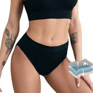 Của phụ nữ cotton thongs low-rise Bikini Panties Breathable G-<span class=keywords><strong>string</strong></span> đồ lót thêu logo sexy rắn mô hình dệt không dệt - Product Image 2