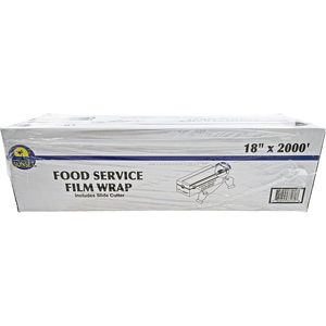 Food Service Film <b>Wrap</b> 18" x 2000' With Slide Cutter <b>Kitchen</b> Use - Product Image 5