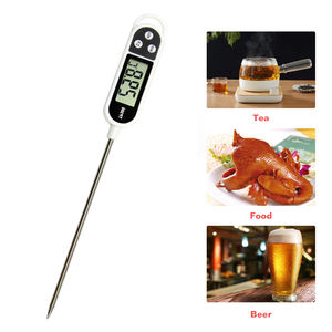 TP300 termometer memasak daging, alat pengukur suhu saku gaya LCD Digital baca instan memasak Steak makanan otomatis bertenaga baterai plastik - Product Image 6