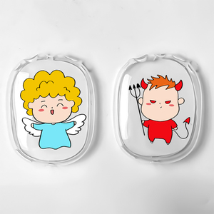 Étui souple transparent pour amoureux de Couple de luxe pour casque AirPods Max étui à la mode de Style lanière mignon - Product Image 4