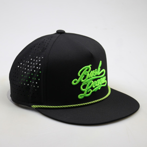 Personnalisé Gorra Imperméable Hard Top Étanche Chapeau Perforé Laser Cut Trou Joueur Hydro Snapback Applique Sports Caps Chapeaux - Product Image 2