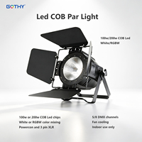Projecteur LED COB 200W blanc chaud, mélange de couleurs RGBW pour discothèques, églises, événements, lieux de réception, éclairage de scène LED