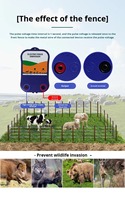 Système de clôture électrique alimenté par la technologie Pulse Impulse pour les élevages de bovins et ovins en pâturage, grandes exploitations agricoles, haute et basse puissance