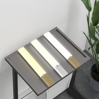 Lampes à détecteur de mouvement LED rechargeables à piles Éclairage d'armoire de comptoir Matériau ABS Moderne pour le salon