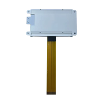 Modul LCD Aikesi Custom 3 Inci 128x64 LED Putih ST7567 COG FPC 30-Pin Panel Grafis Negatif STN Sudut Pandang 12H