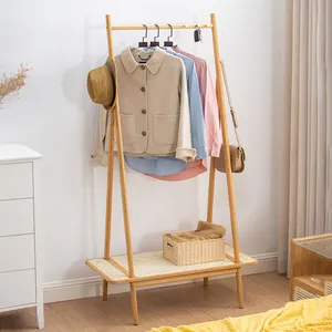 منتجات ديكور المنزل الخشبية رفوف الملابس المبيعات المبسطة ، أثاث غرفة النوم الخشبية المتنقلة المنتجات المصنعة مباشرة