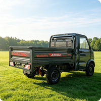 Mini camionnette électrique EEC 3000W 72V 100Ah haute puissance avec contrôleur 36 tubes et essieu arrière à changement de vitesse intégré