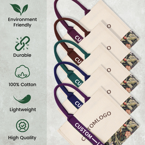 Tự Nhiên Bông Vải Tái Sử Dụng Hàng Tạp Hóa Túi Biểu Tượng Tùy Chỉnh Sinh Thái Thân Thiện Với Đám Cưới Bãi Biển Tote Với Công Suất Lớn - Product Image 4