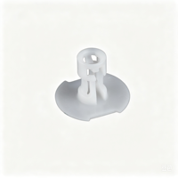 Automotive Interior Nylon Fastener Push-In Snap Ring Retainer Circular Disc Clip for Seat Cushion and Upholstery Cover Fixing