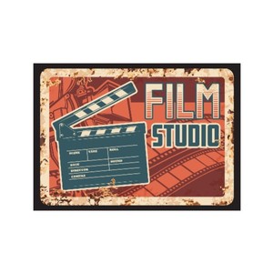 Affiche murale en métal rétro personnalisée en usine 20x30 avec logo en fer, impression UV, décoration du Nouvel An chinois - Product Image 2