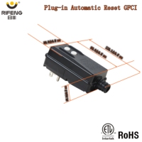Prise électrique américaine standard 15A 125V GFCI ALCI IP54 avec protection contre les fuites et les surtensions