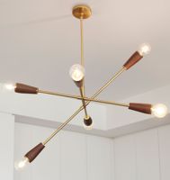Lámpara de techo colgante minimalista industrial, pequeño colgante decorativo para dormitorio y sala de estar con base de bombilla E12