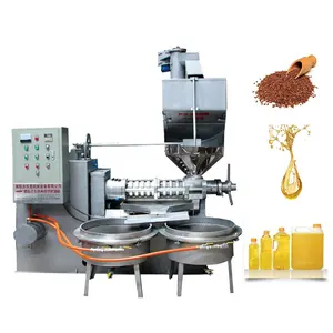 Máquina de extração de óleo de bambu automático espiral imprensa fria e quente para uso comercial