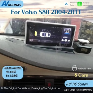 8.8Inch Android Car Radio for Volvo S80 2004-2011 Stereo Multimedia Video Player GPS Navigation Wireless Carplay WIFI 4G LHD RHD - Product Image 2