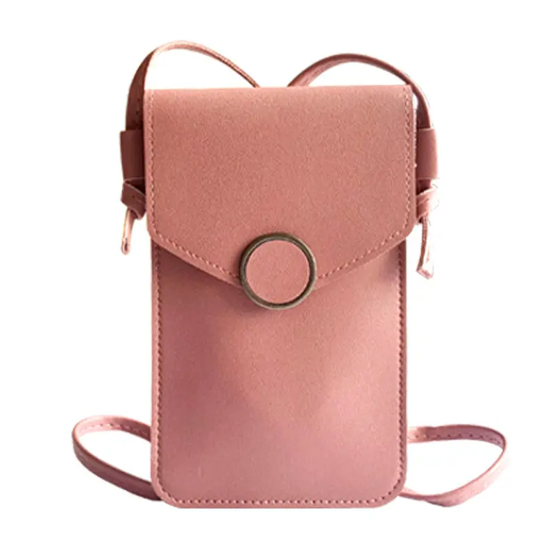 PU Leather Women Small Crossbody Cell Phone Purse Bag Faux Leather Wristlet Wallet sling bags for women