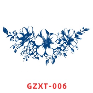 Autocollant de tatouage temporaire personnalisé durable, à base de plantes, 3D, motif ailé, poitrine, totem estival, tatouage tribal <span class=keywords><strong>intime</strong></span> pour <span class=keywords><strong>homme</strong></span> - Product Image 6