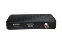 جهاز استقبال تلفزيون فضائي صغير H.264 DVB-S2 يدعم FTA بدقة 1080P مع واي فاي وPVR ووقت النقل الزمني وجدول البرامج لمدة 7 أيام ومؤقت تشغيل وتشغيل الوسائط المتعددة، صندوق تلفزيون DVB-S2