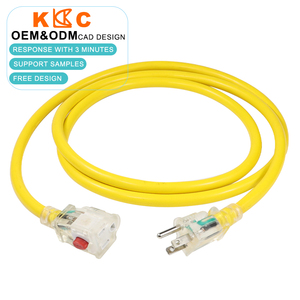 สายไฟ NEMA 5-15P ต่อ NEMA 5-15R พร้อมสวิตช์เปิด-ปิด สายต่อพ่วงไฟฟ้ากระแสสลับแบบ 3 ขาของสหรัฐอเมริกา สำหรับโคมไฟและอุปกรณ์ต่างๆ - Product Image 4