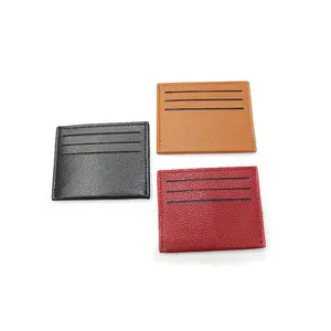 Custom Leather Card Wallet Multi-Function Card Organize Wallet Slim Leather Card Holder