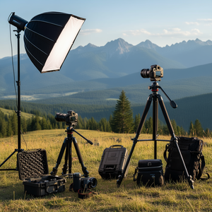 Estuche de transporte portátil negro de PP de 20.5x15.7x7.5 pulgadas para equipo de cámara y video - Product Image 2