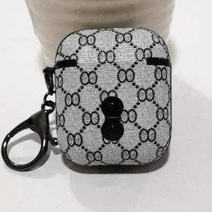 Funda de cuero de lujo a prueba de golpes para Apple <span class=keywords><strong>Airpods</strong></span> 1/<span class=keywords><strong>2</strong></span>/3/4 y para <span class=keywords><strong>Airpods</strong></span> <span class=keywords><strong>Pro</strong></span> <span class=keywords><strong>2</strong></span> <span class=keywords><strong>Protector</strong></span> de auriculares inalámbricos de moda PU plástico - Product Image 4